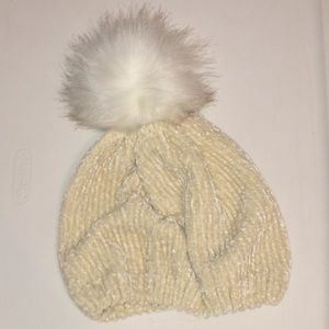 Winter hat with pom pom